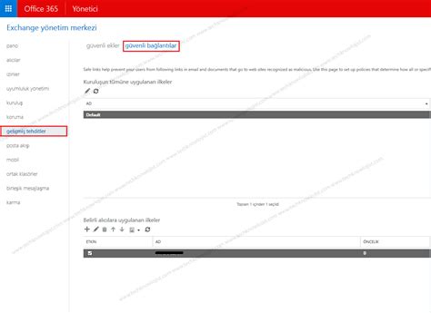 Advanced Threat Protection (ATP) Exchange Online Error.